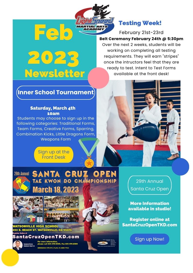 Blog LightSpeed Martial Arts Academy Tae Kwon Do SelfDefense Kickboxing Transported